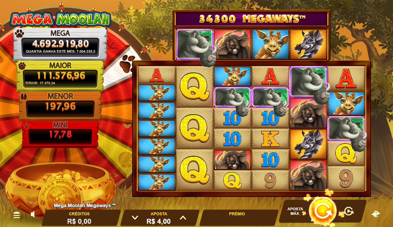 Slot Mega Moolah Megaways