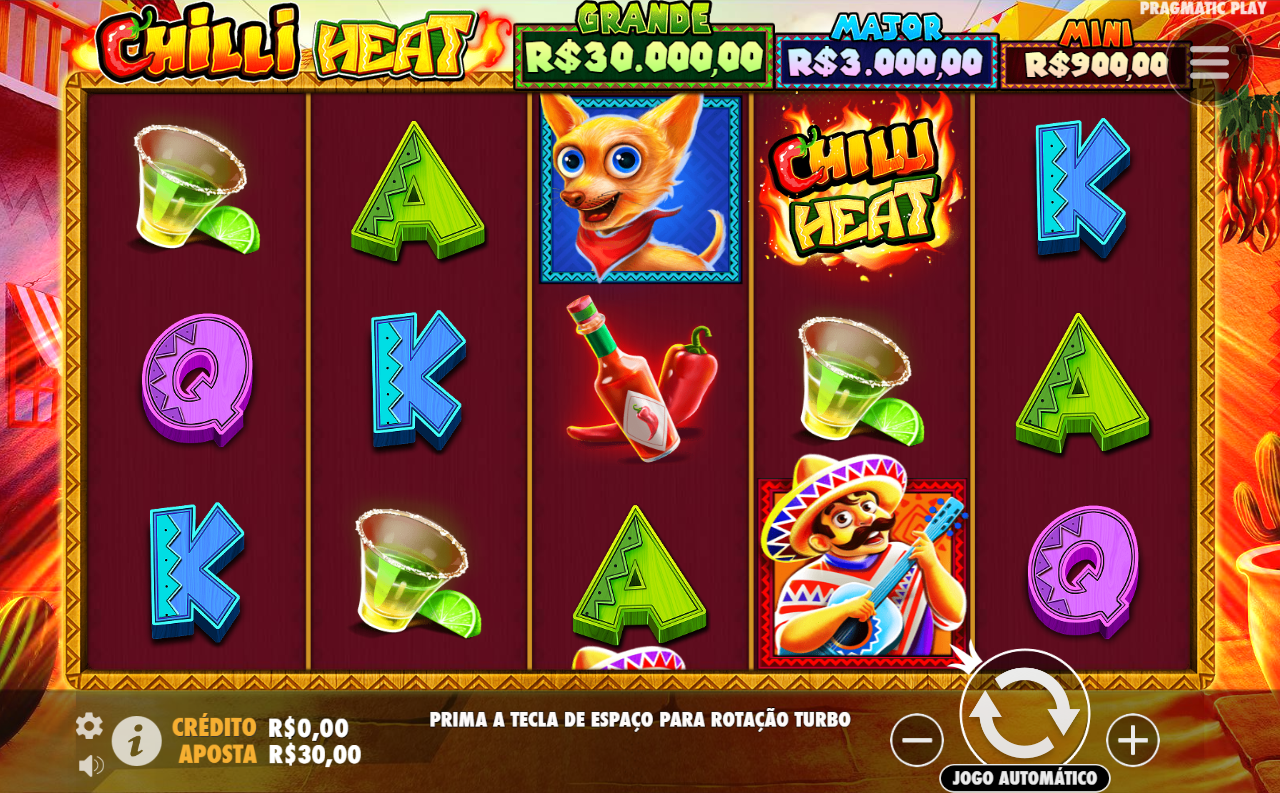 Jogo de cassino Chilli Heat